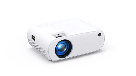 Wireless Wi-Fi Mini Projector with 1080p Resolution Support Smartphone Screen Sync